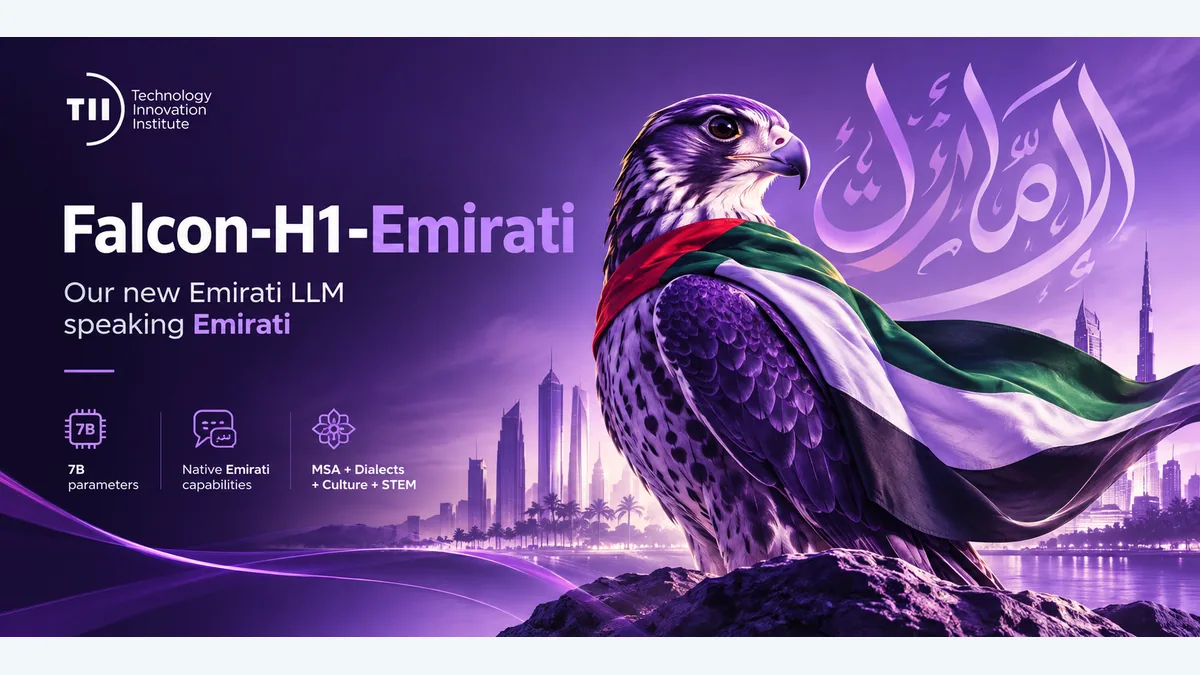 TII Falcon‑Emirati 官方发布主视觉