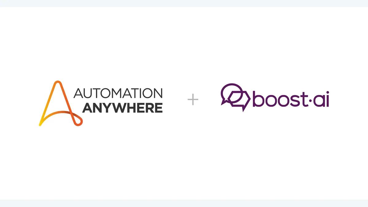 Automation Anywhere 与 Boost.ai 收购公告主视觉