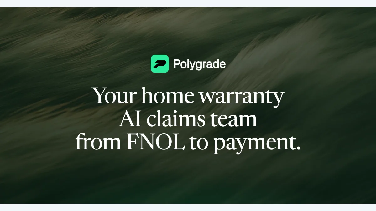 Polygrade AI 理赔平台官方产品主视觉