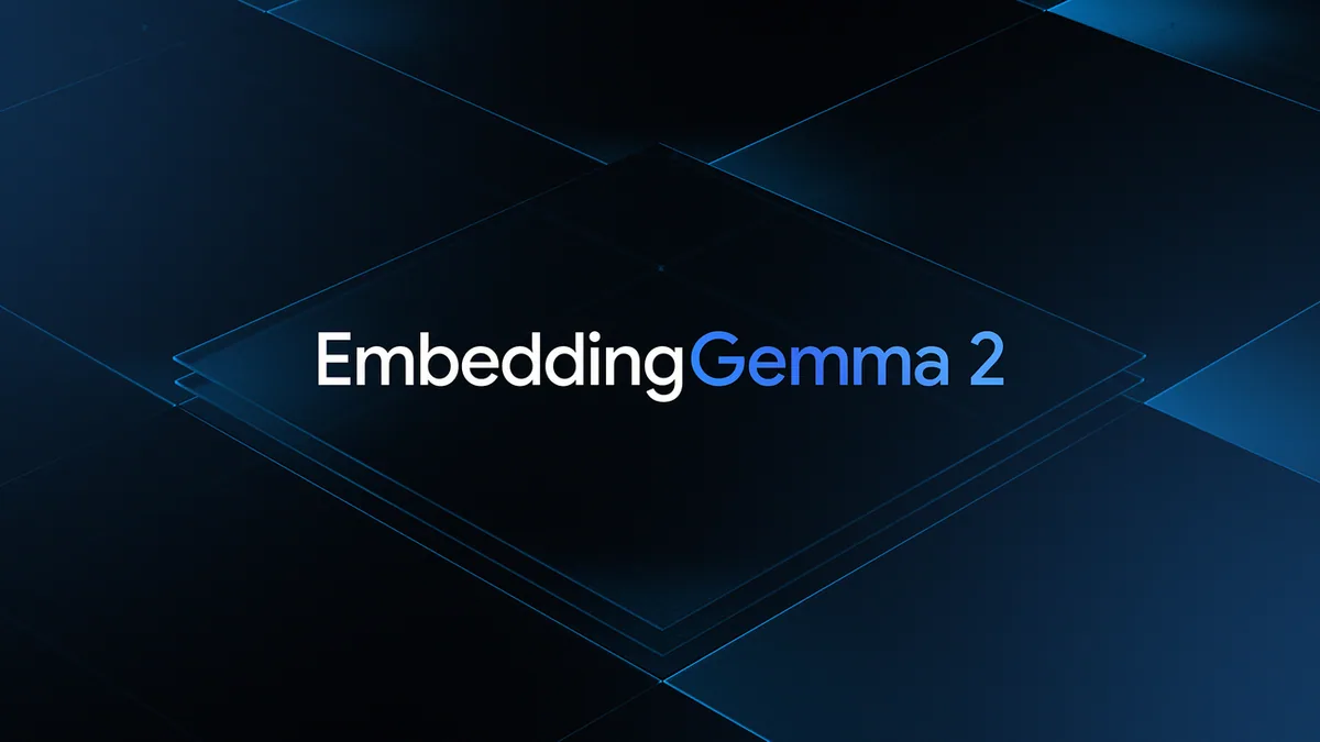 Google EmbeddingGemma 2 官方发布主视觉