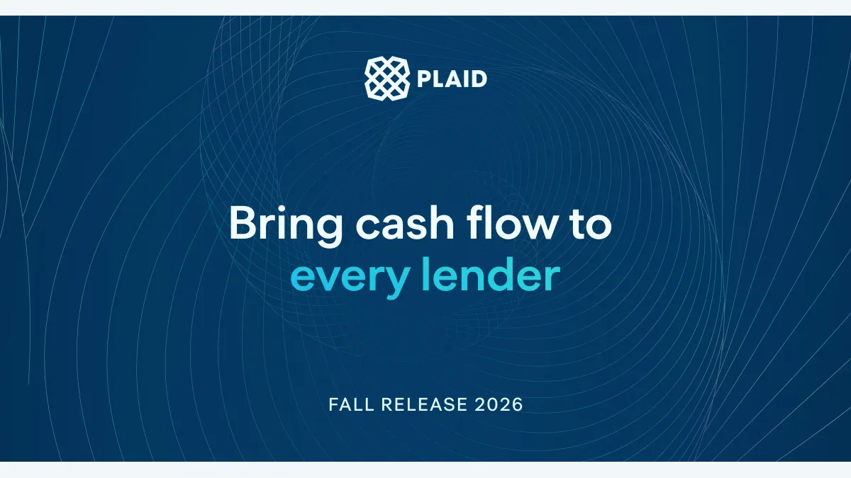 Plaid Instant Link 与 LendScore 2 官方发布主视觉