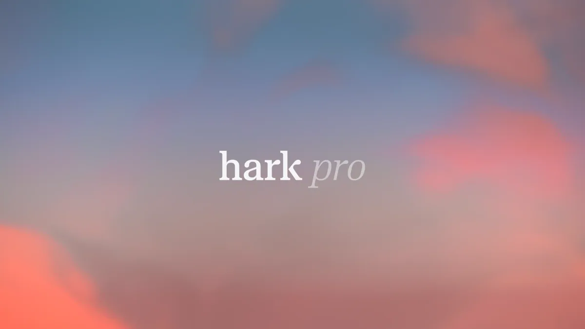 Hark Pro 官方发布主视觉